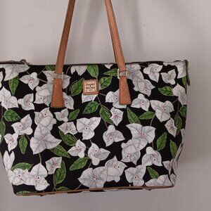Dooney & Bourke Floral Bougainvillea Zip Top Bag